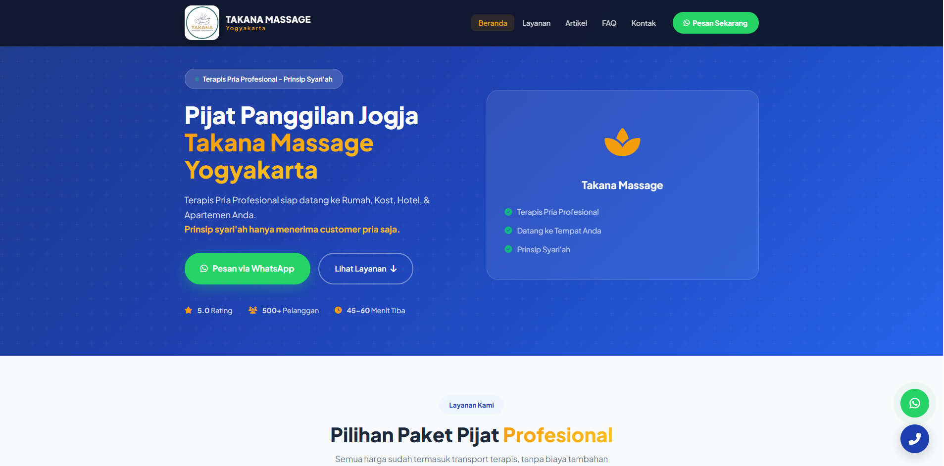 Takana Massage - Service Business